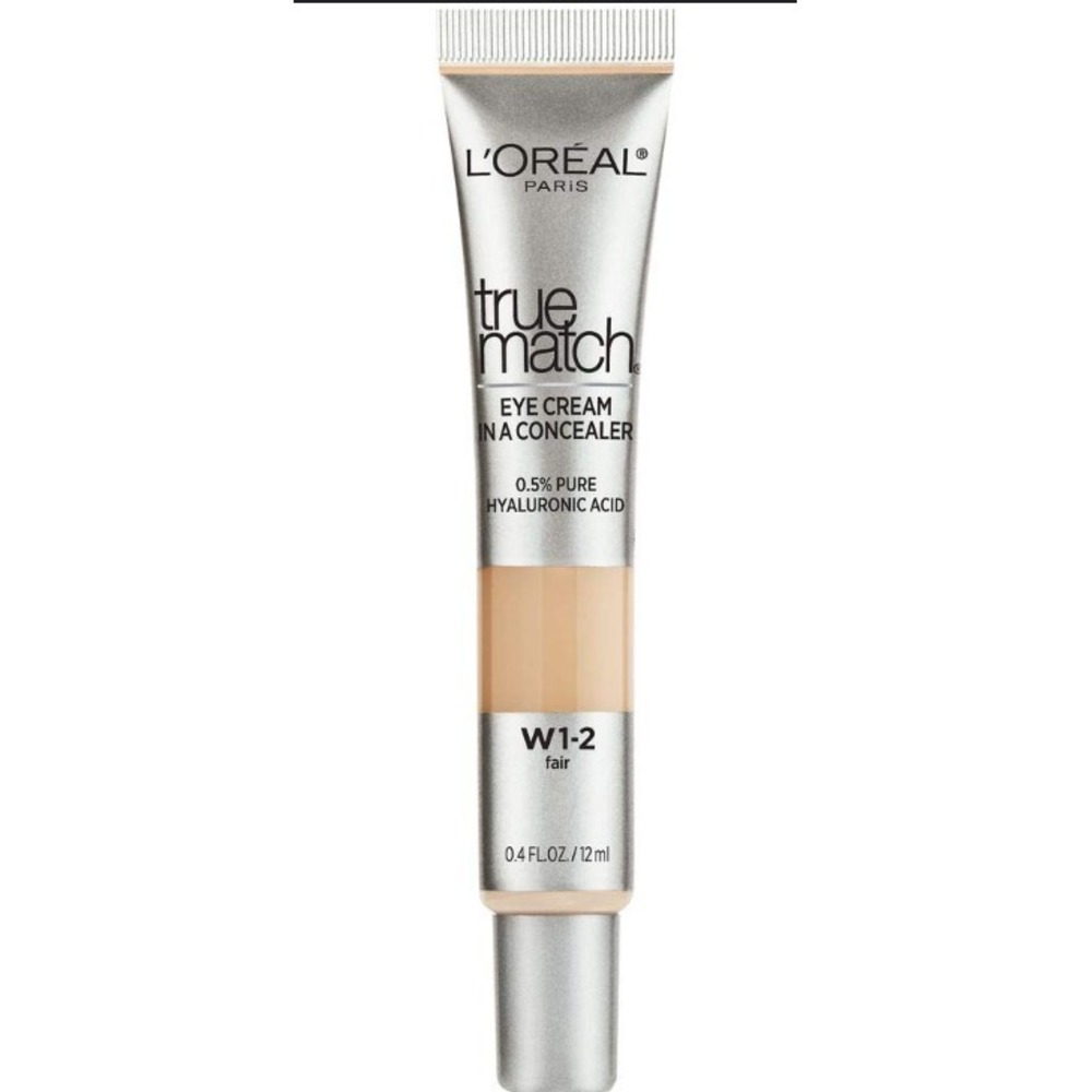 L'Oreal True Match Eye Cream in a Concealer Fair‎ W1-2 Hyaluronic Acid Set of 3